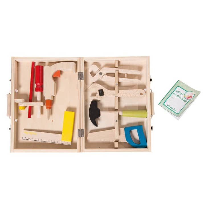 MOULIN ROTY by Speedy Monkey - Wholesale Toy Set - Kids - Suitcase - Handyman Tool Set - The Big Family