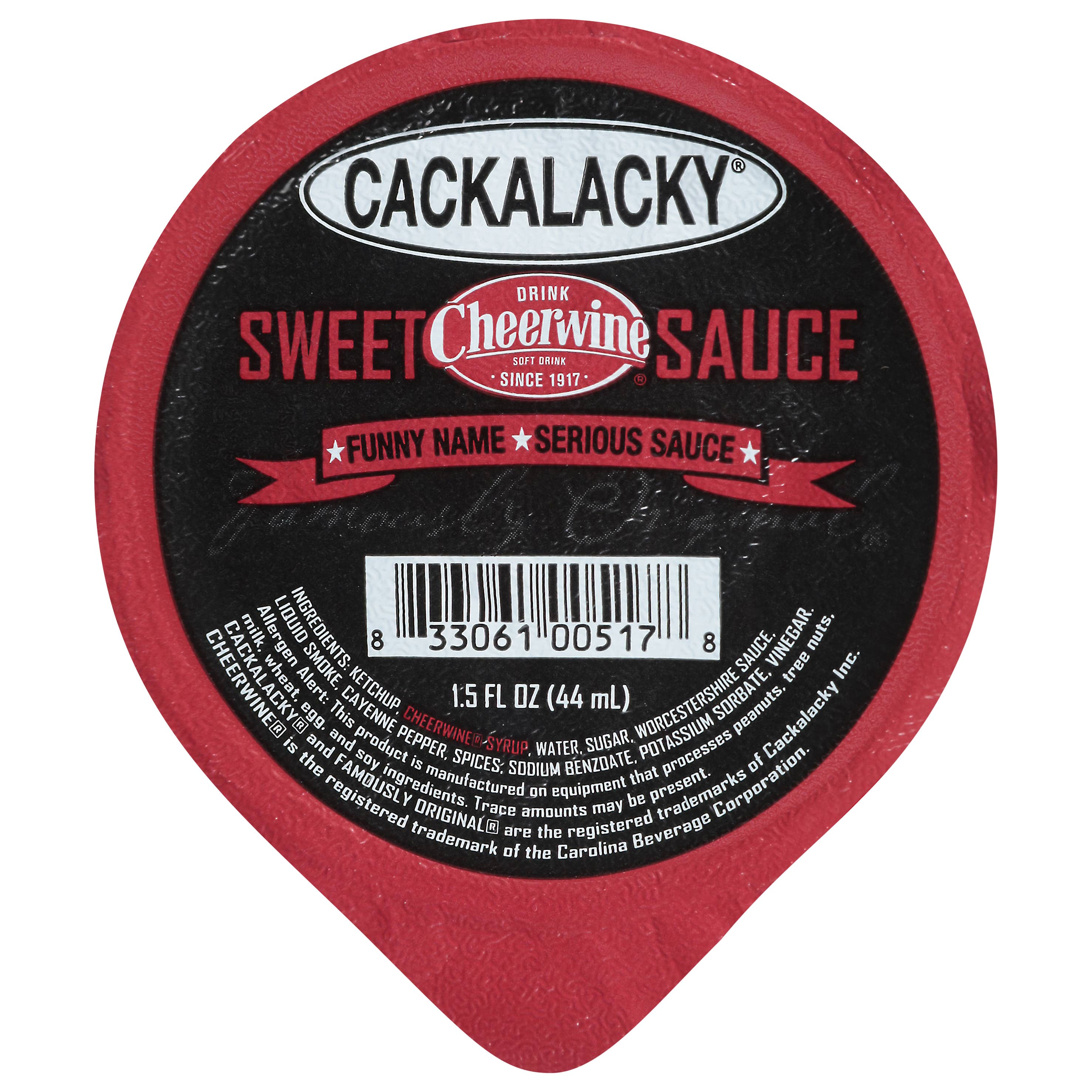 Cackalacky® - Wholesale Sauce - Cackalacky® Cheerwine® Sweet Sauce 1.5oz Dipping Cups1
