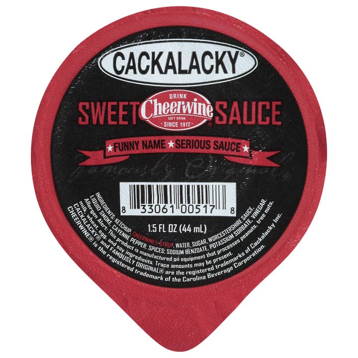 Cackalacky® - Vente Sauces - Gobelets à tremper de 1,5 oz pour sauce sucrée Cackalacky® Cheerwine®1