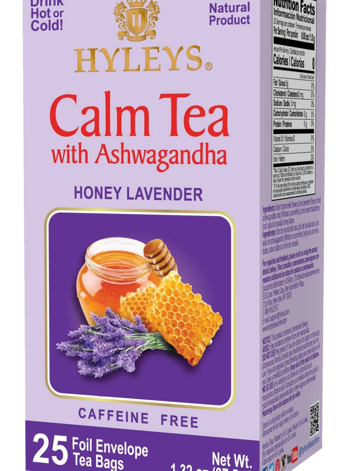 25 CT Calm Tea with Ashwagandha for wholesale by Mekor LLC