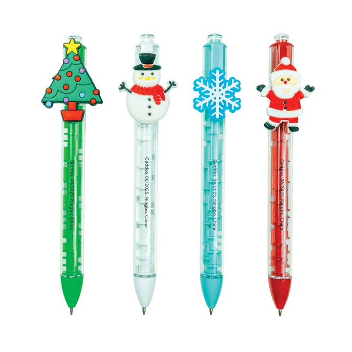 Geddes - Vente Stylos - STYLO LABYRINTHE DE NOËL 12/DSP0