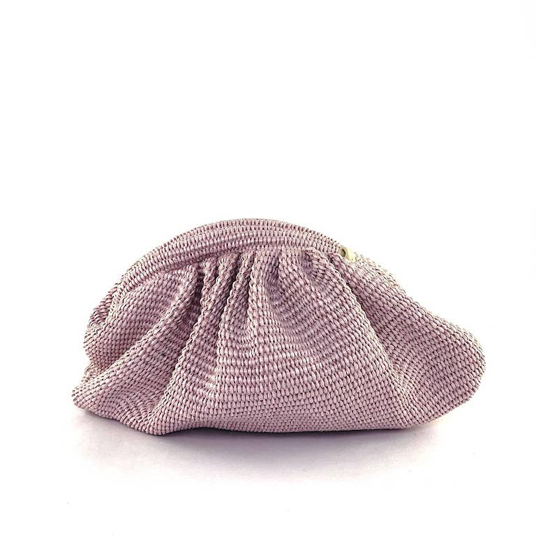 MILANO AMOUR - Vendita all'ingrosso Pochette - Donna - Maxi pochette Rochers in rafia con tracolla4