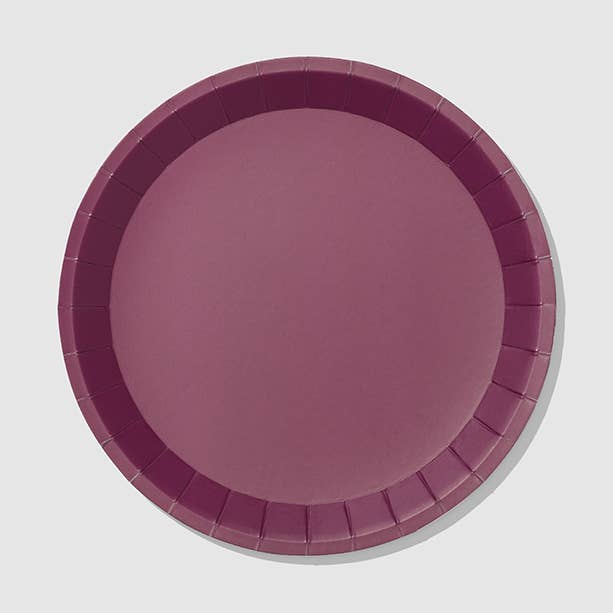 Coterie Party Supplies – wholesale Engångsplatta – Plommon Small Paper Party plattor (10 per förpackning)0