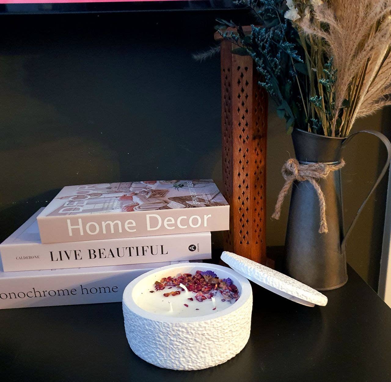 kanara Oud - Wholesale Jar/Filled Candle - Ivory Essence  Handgemaakte Betonnen Kaars met Deksel 250g4