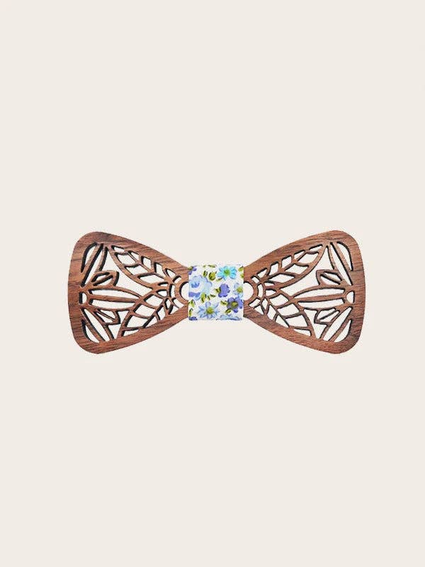 Wood&Chic - Vente Nœud pour cheveux – enfant - Noeud Papillon en Bois Enfant - Pruche