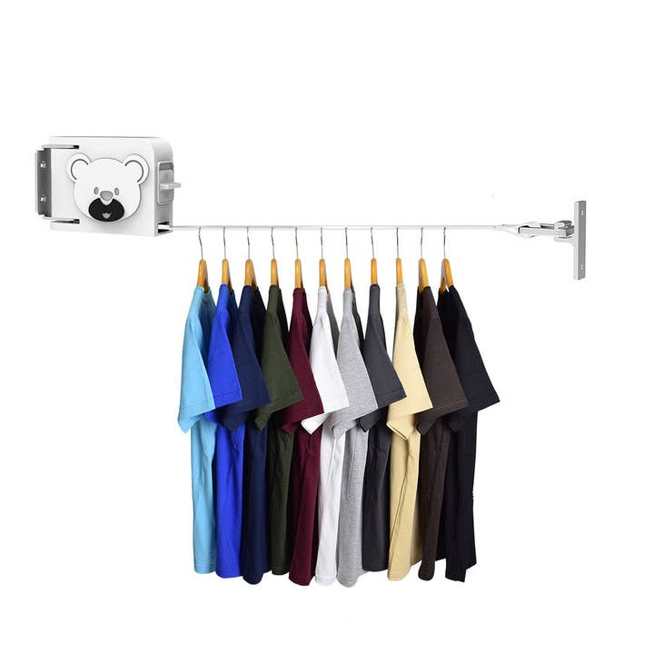 SOGA International Pty Ltd - Wholesale Clothes hangers - 160mm Wall-Mounted Clothes Line Dry Rack1