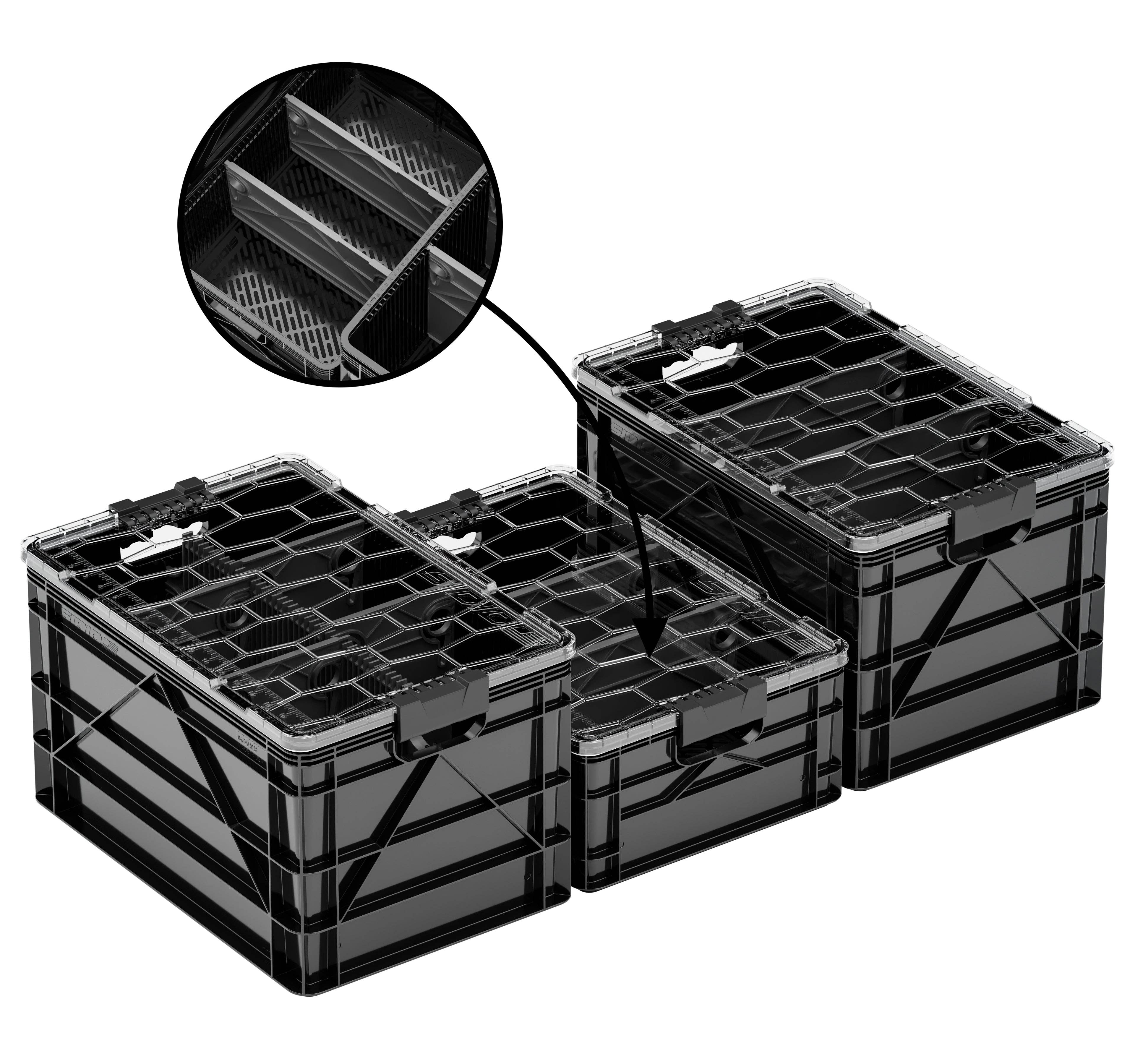 SIDIO - Venta al por mayor Cesta/caja de almacenamiento - Paquete PRO 2.011