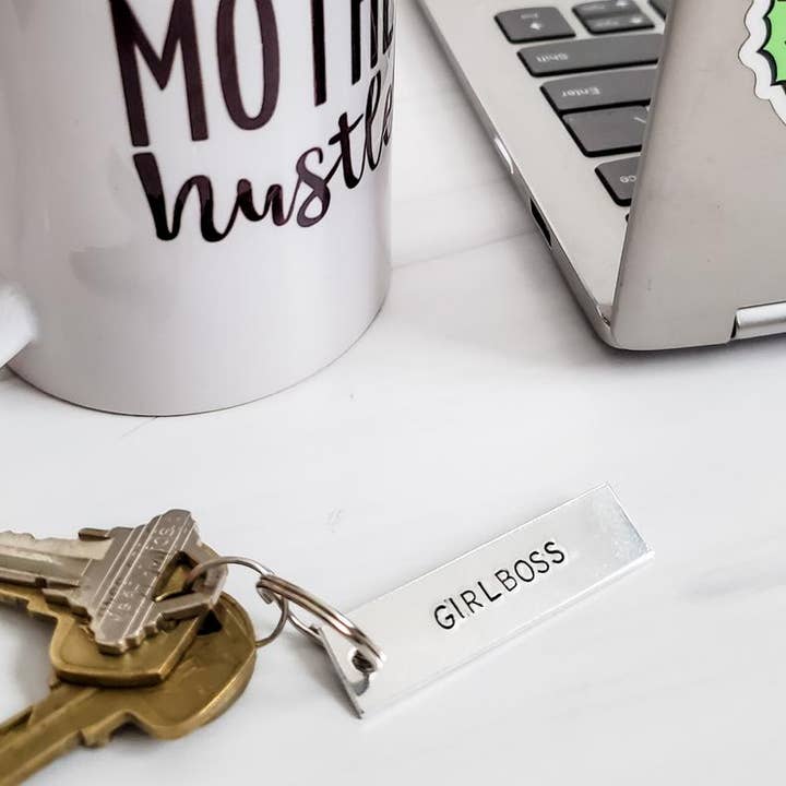 Salt and Sparkle - Wholesale Keychain - Unisex - vitamin sea with wave emoji Aluminum Bar Key Chain