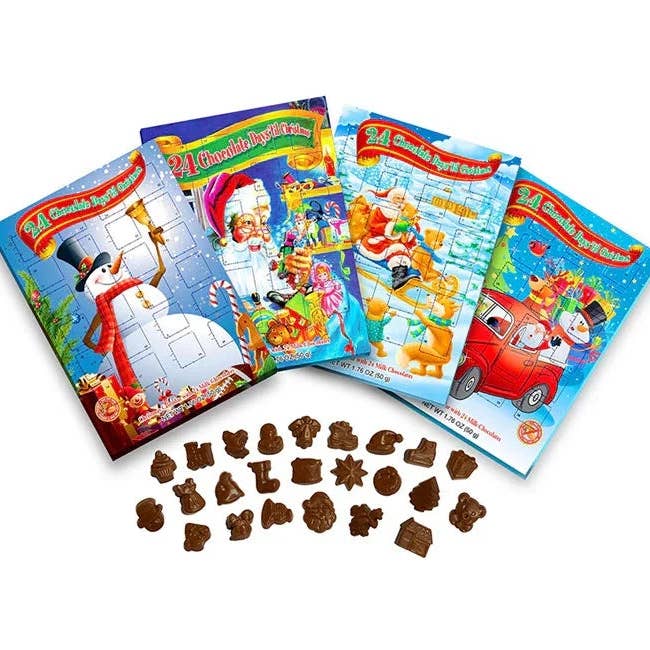 Calendrier de l'Avent de Noël Alberts Assorti Grand 24 unités pour la vente par Long Island Candy Factory
