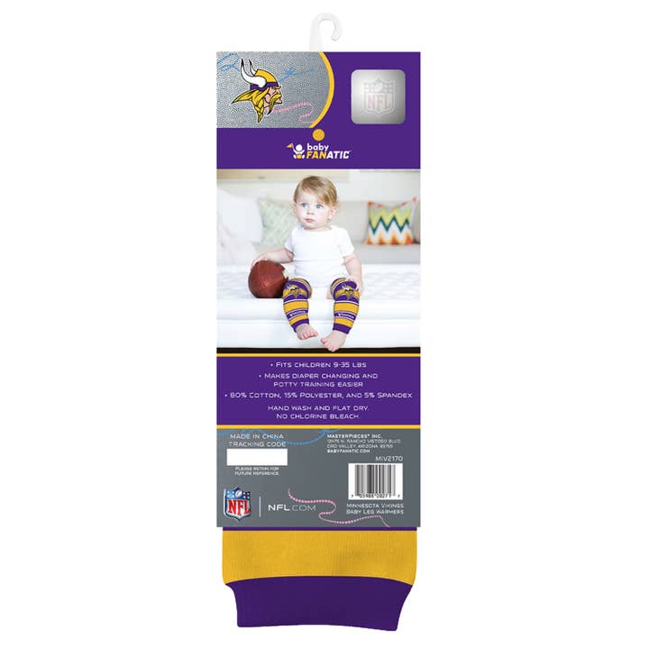 Masterpieces Puzzles - Wholesale Top & Leggings Set - Baby - Minnesota Vikings Baby Leg Warmers