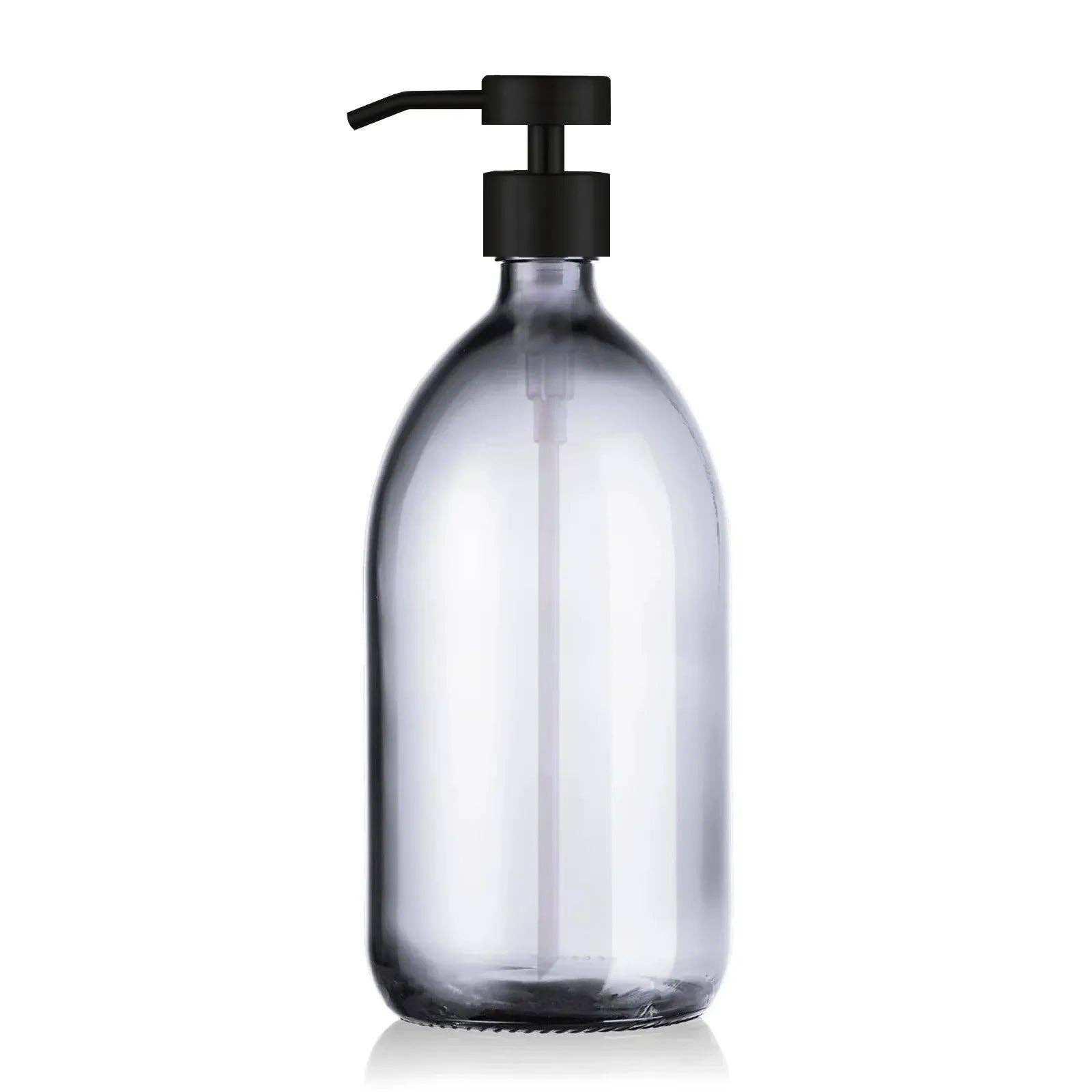 Little Pots – wholesale Soap dispenser – Clear glass soap dispenser – Stainless steel pump17