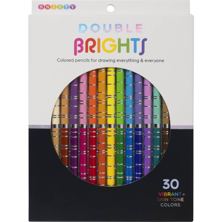 Matite colorate a doppia punta Double Rainbow per la vendita all'ingrosso da parte di SNIFTY
