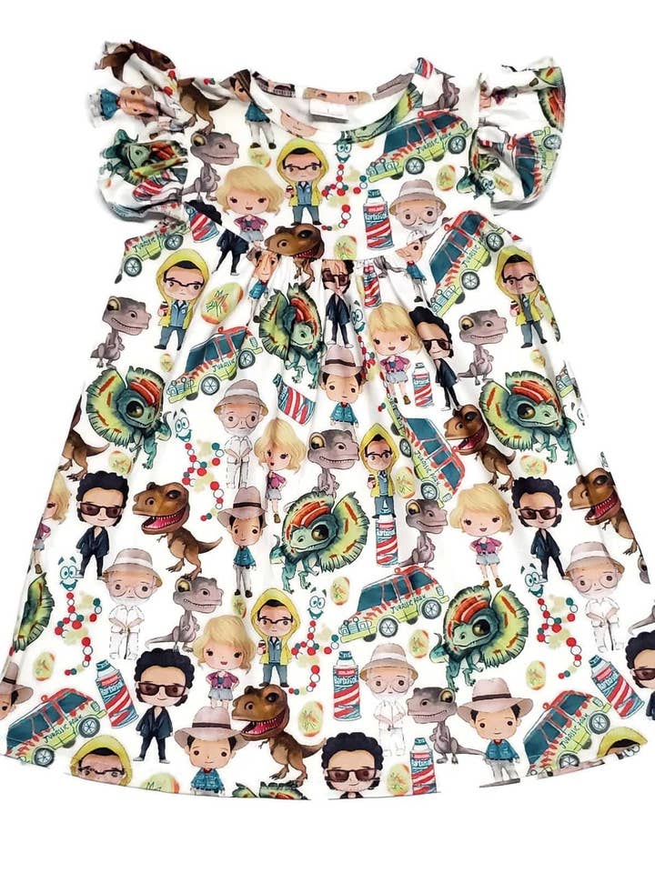 Dino Park Lait Soie Battement pour la vente par Great Lakes Kids Apparel