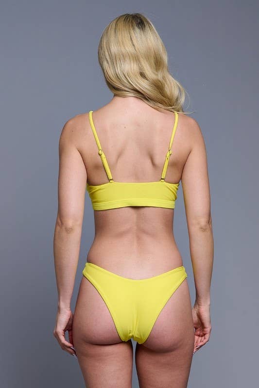 Yira - Wholesale One Piece Swimsuit - Women's - Golden Hour Cutout Bikini Set3