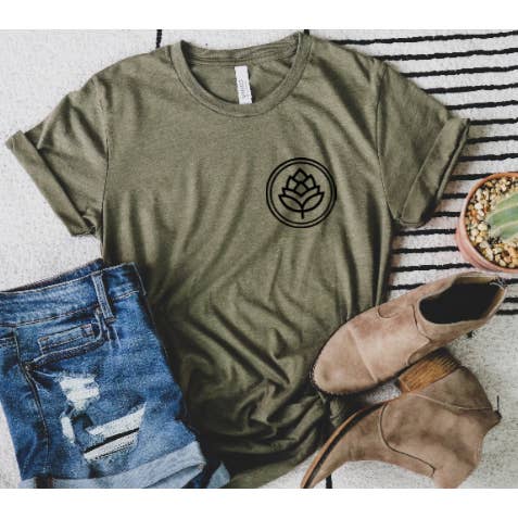 T-shirt graphique Hopps Craft Beer Bella Canvas B6 pour la vente par Tron Tron Graphic Wear