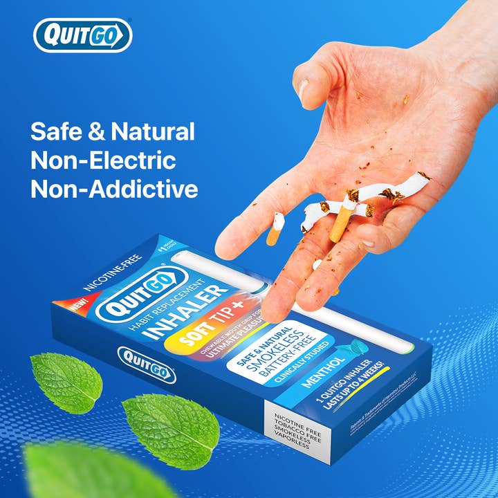 QuitGo – Großhandel Aromatherapie-Inhalatoren – QuitGo Menthol-Inhalator — Ersatz zur Gewohnheit, um mit dem Rauchen aufzuhören