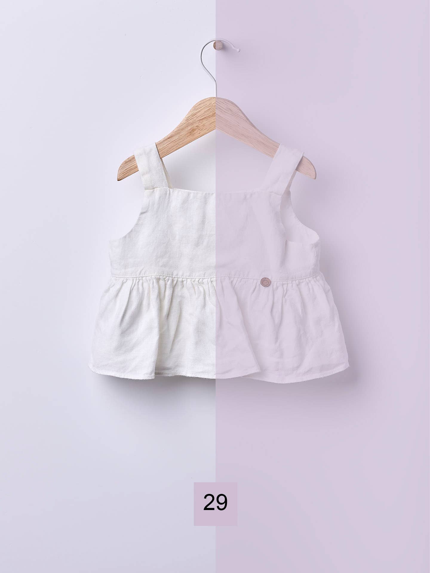 Wedoble: sustainable children's fashion - Wholesale Shirt - Baby - Blouse in linen | NAVY CODE5