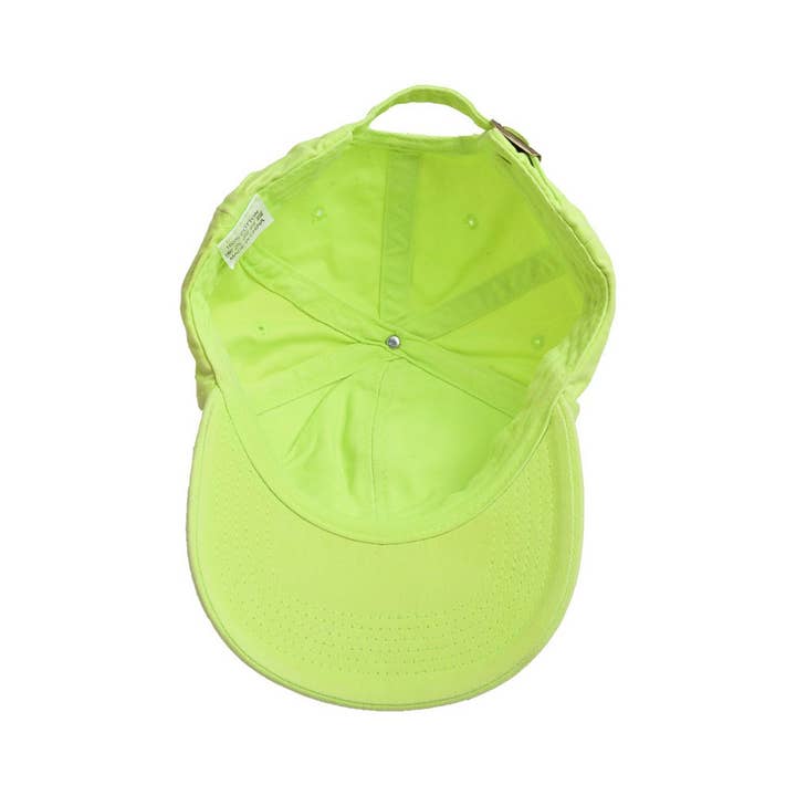 ACCITY - Wholesale Baseball Cap - Women's - Parent-Child Neon Baseball Cap - Soft Brim Sun Hat CWAH12227