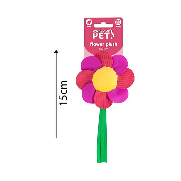 WufWuf - Wholesale Pet Toy - Cat - MyMeow & World of Pets Flower Cat Toy with Catnip