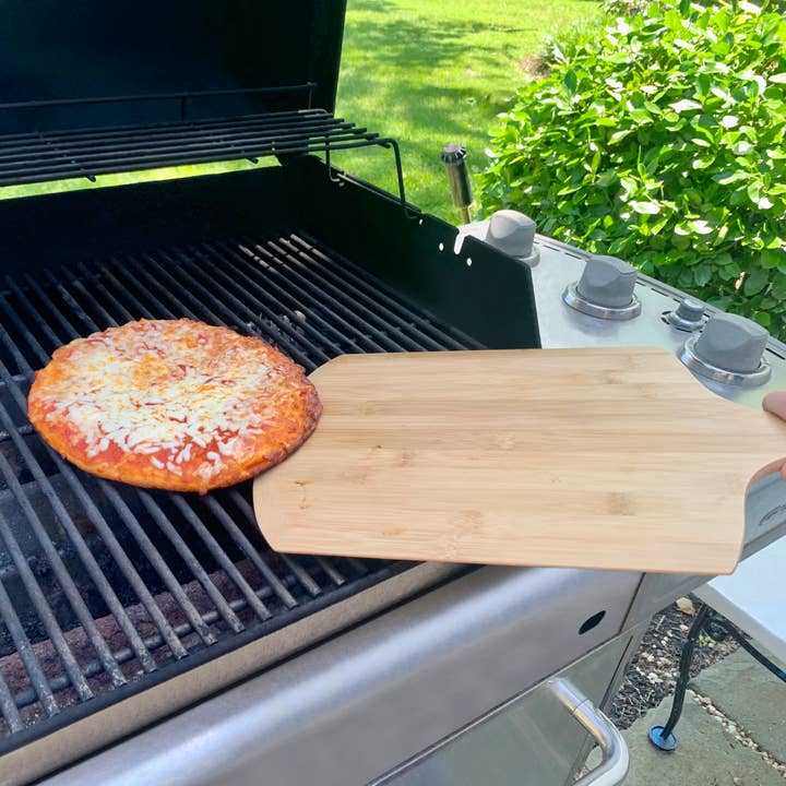 Fox Run Brands – Cortador de pizza por atacado – Casca de Pizza Bamboo Bamboo, Pizza Pizza 18"1