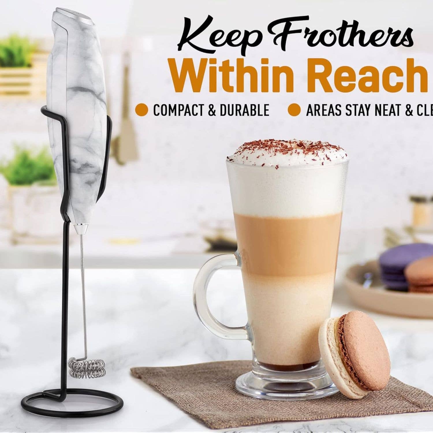 Zulay Kitchen - Wholesale Kitchen Tool/Gadget -  Zulay Ultra Milk Frother Stand4