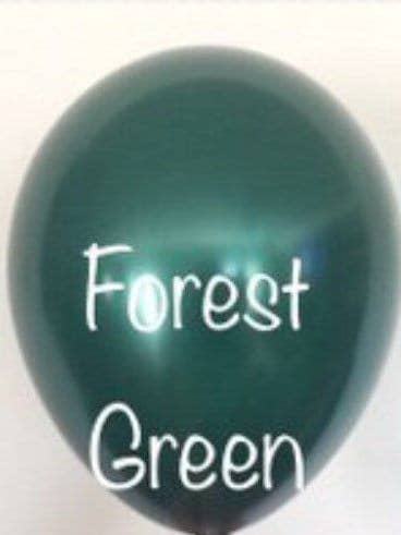Ballons en latex vert forêt | Ensemble de 10 Ballons en Latex pour la vente par Hullaballoons