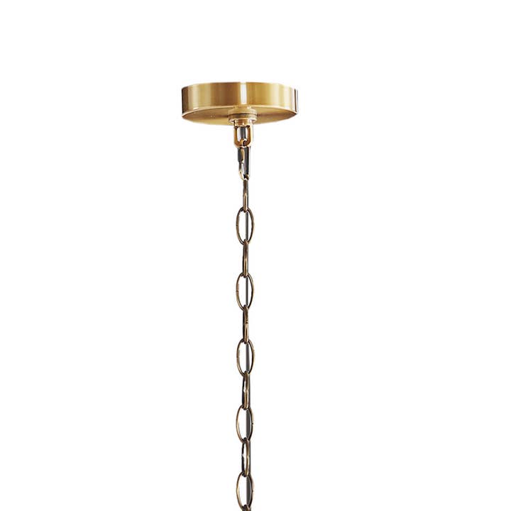 Olliix - Wholesale Chandelier/Hanging Light - Gold Curved Arms Six-Bulb Chandelier1