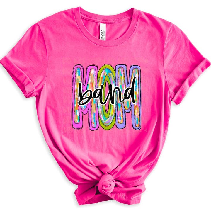 Band Mom DTF Transfer per la vendita all'ingrosso da parte di K and M Designs