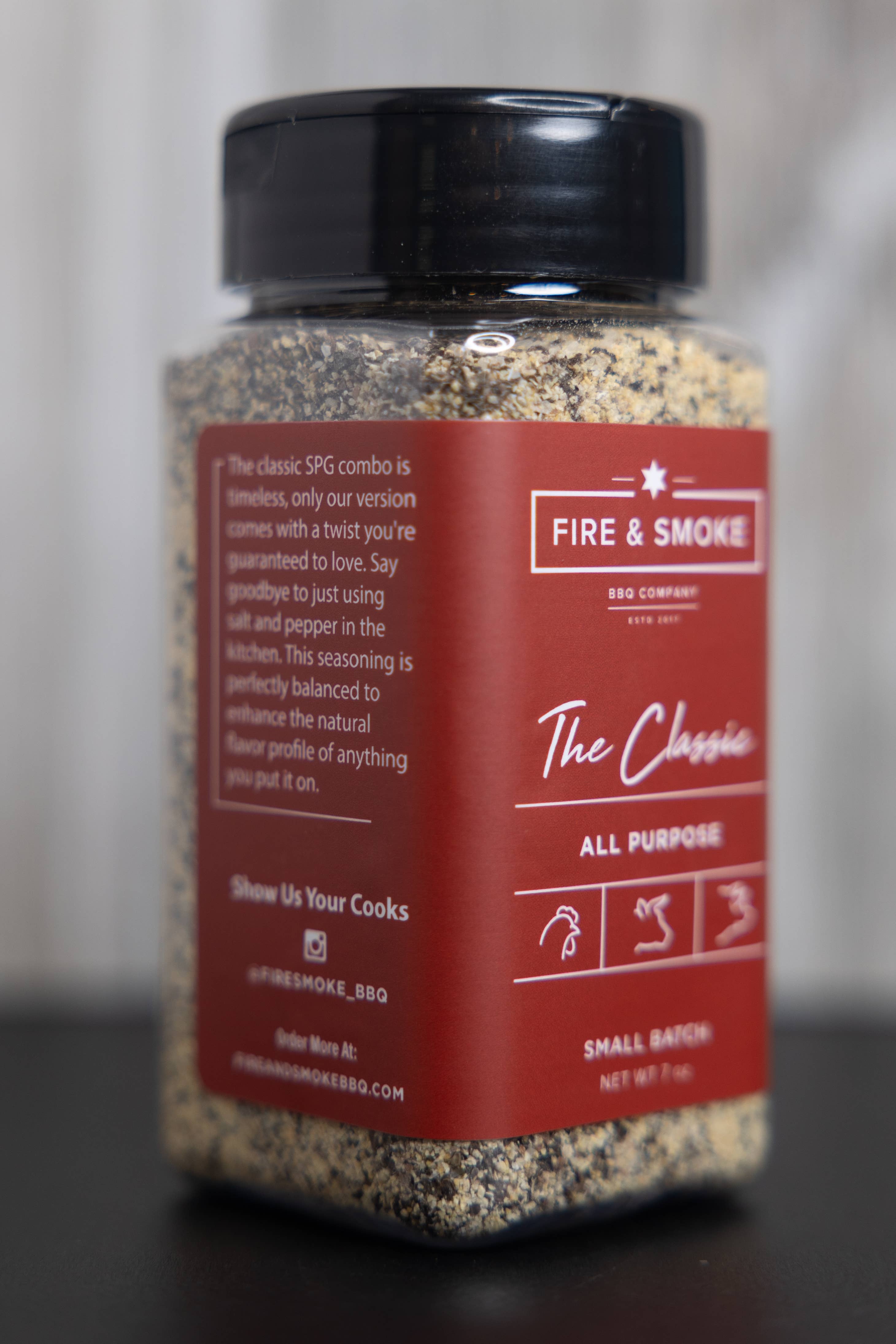 Fire & Smoke BBQ Company - Wholesale Rub - The Classic - 6 Pack1