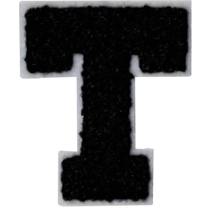 Patch Points - Wholesale Patch - Black Chenille Iron on Letters19