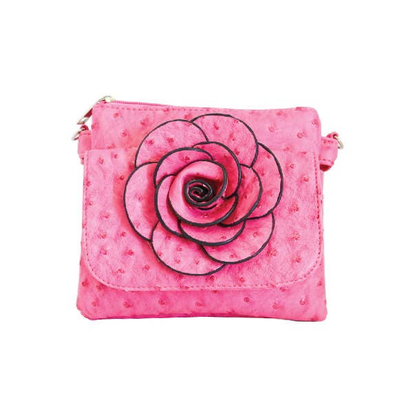 22 Tote - Wholesale Crossbody Bag - Women's - Floral Ostrich Crossbody Bag10