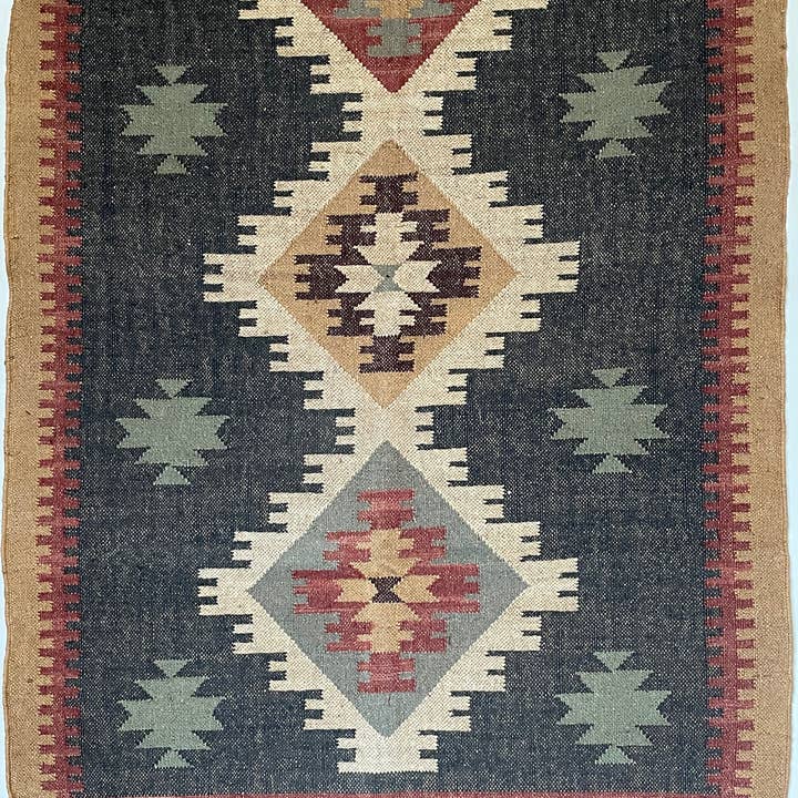 Rugs Boutique - Wholesale Area Rug - 4 x 6 Ft - Jute\Wool Handwoven Kilim, Home Decor, RUG\CARPET4