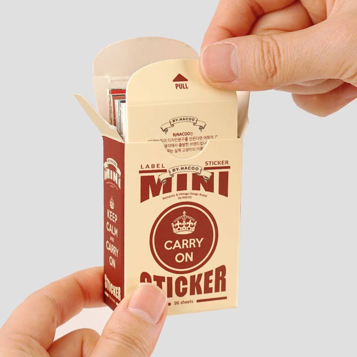 K_Wonderland - Wholesale Sticker - Unique & Vintage Mini Sticker Pack- Carry on