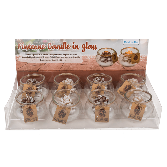 Out of the blue KG - Wholesale Novelty Candle - Candle, pinecone,3