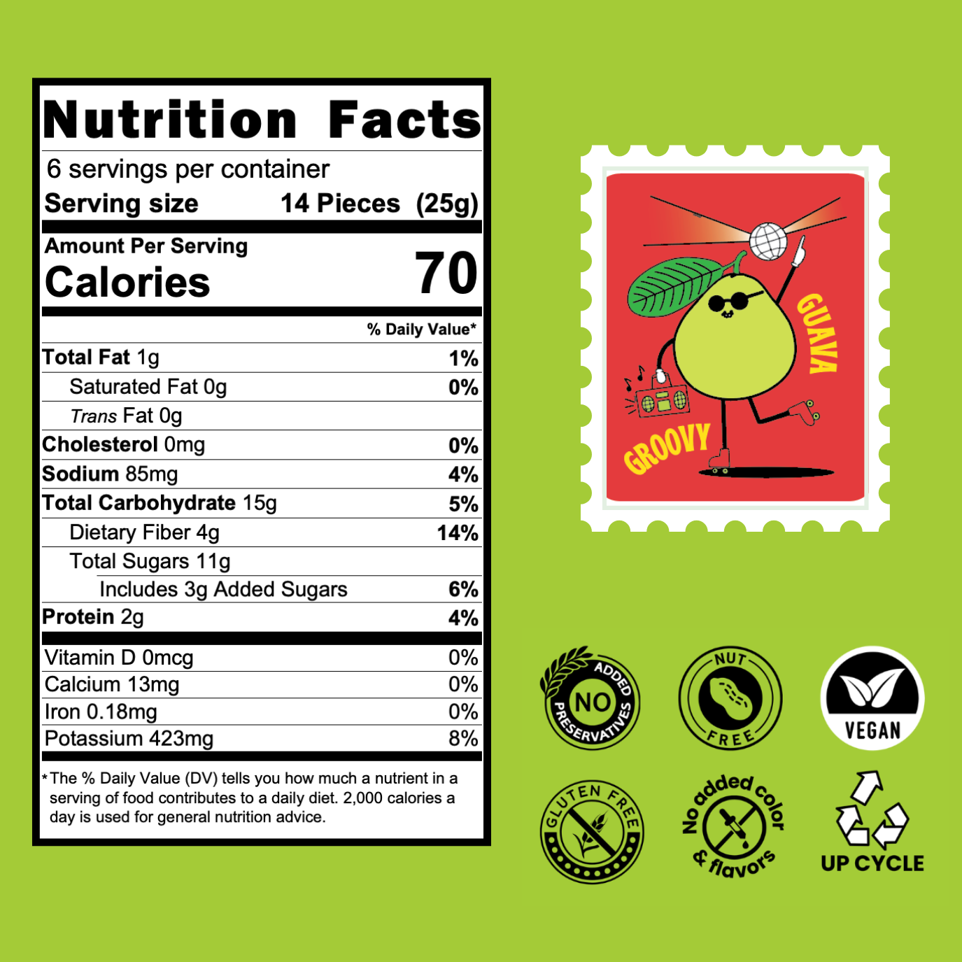 Pulpito Fruit Bites - Wholesale Fruit Snacks - Groovy Guava - Natural Fruit Snacks - Dried Fruit Bites 4