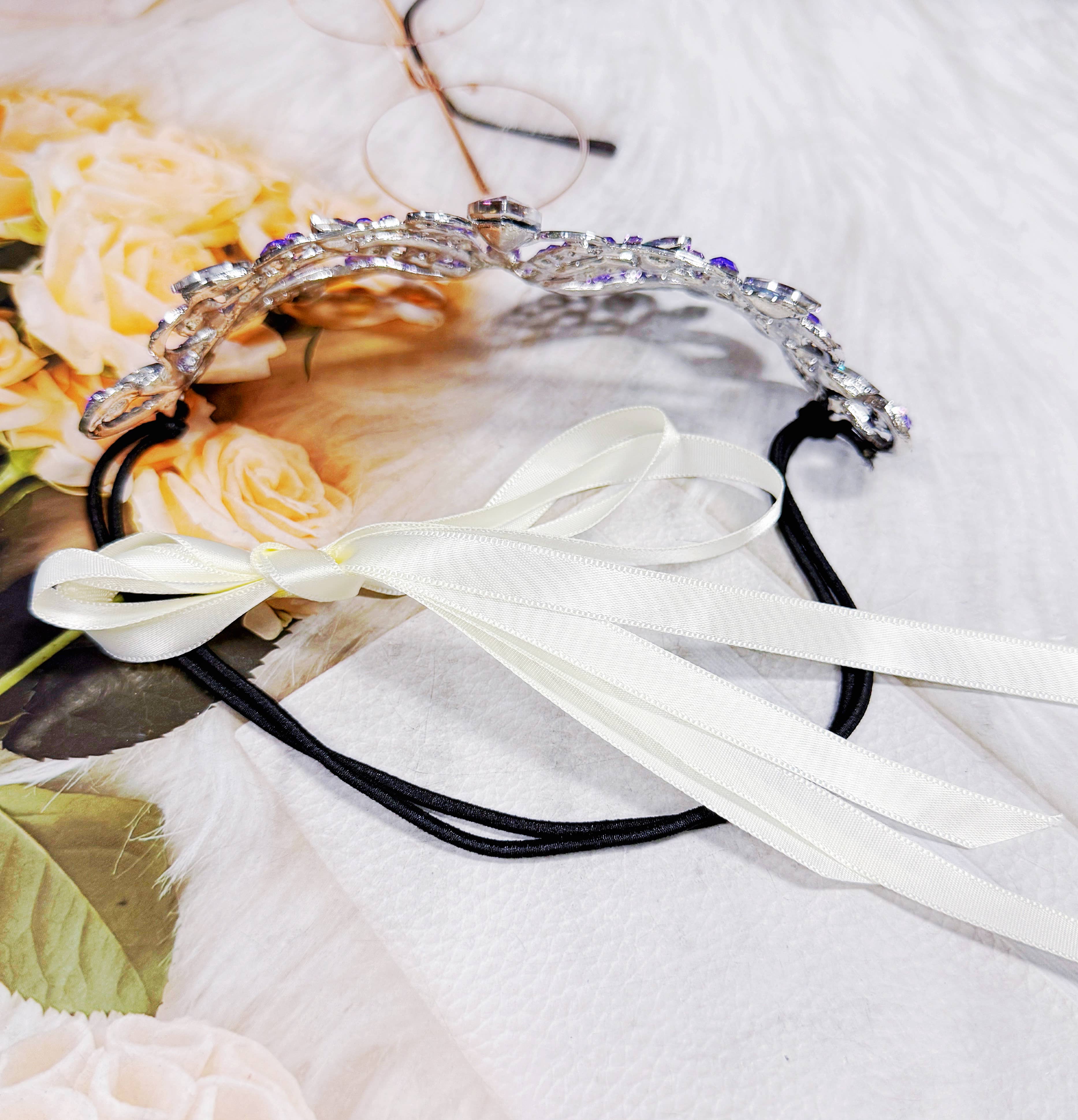 Happy Dream Gifts - Wholesale Costume - Women's - Purple Masquerade Ball Mask, Theatrical Mask, Silver Mask6