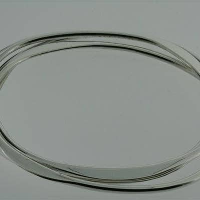 3 Interlinked Flattened Oval Bangle - Sterling Silver for wholesale by Makers & Providers