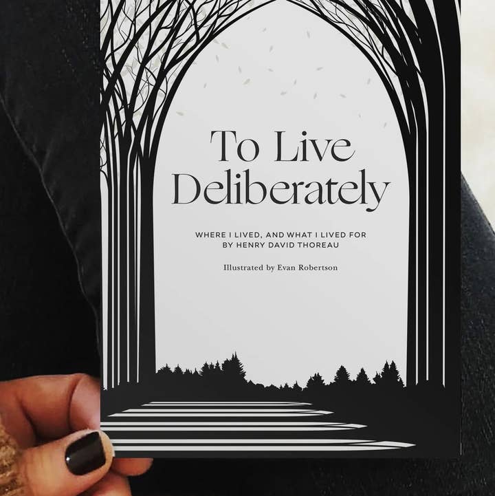 Obvious State - Wholesale Display Book - To Live Deliberately, Henry David Thoreau0