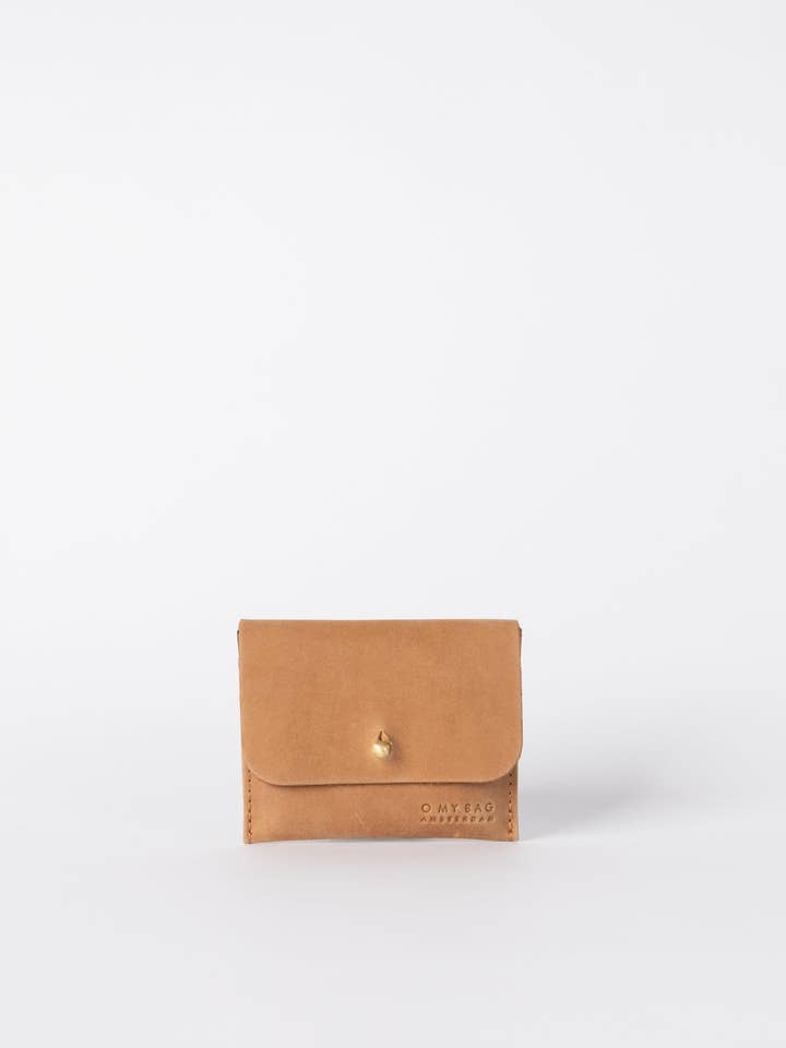 Cardholder - Camel Hunter Leather for wholesale by O My Bag