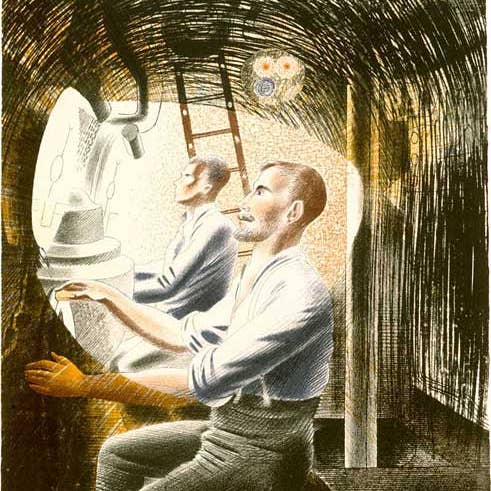 RAVILIOUS, ERIC — DYKNINGSKONTROLLER (1941) för wholesale av Bookroom Art Press