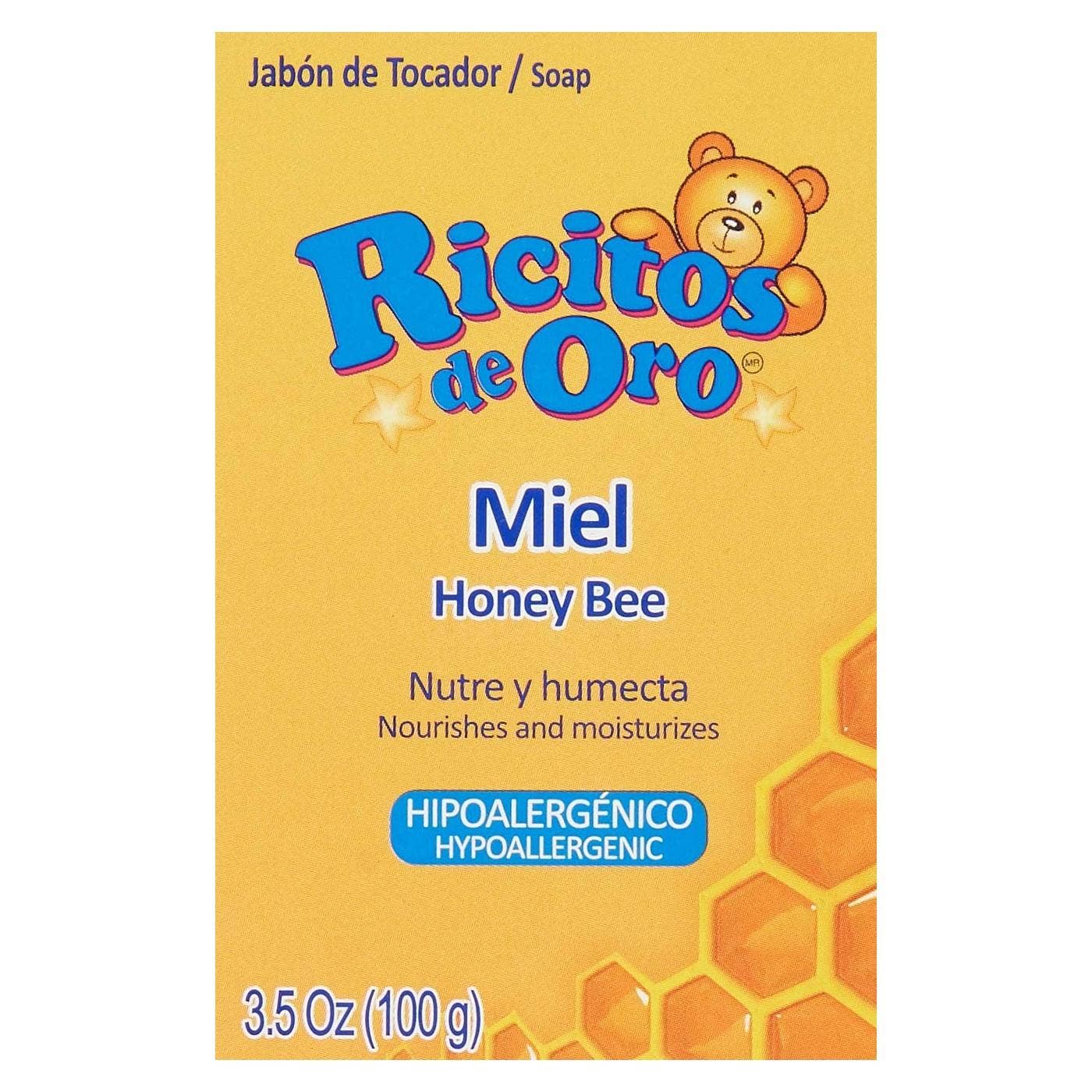 KT Supply – wholesale Bar Soap – Ricitos de Oro Soap, Honey Bee Argan Body Soap 3.5 Oz.0
