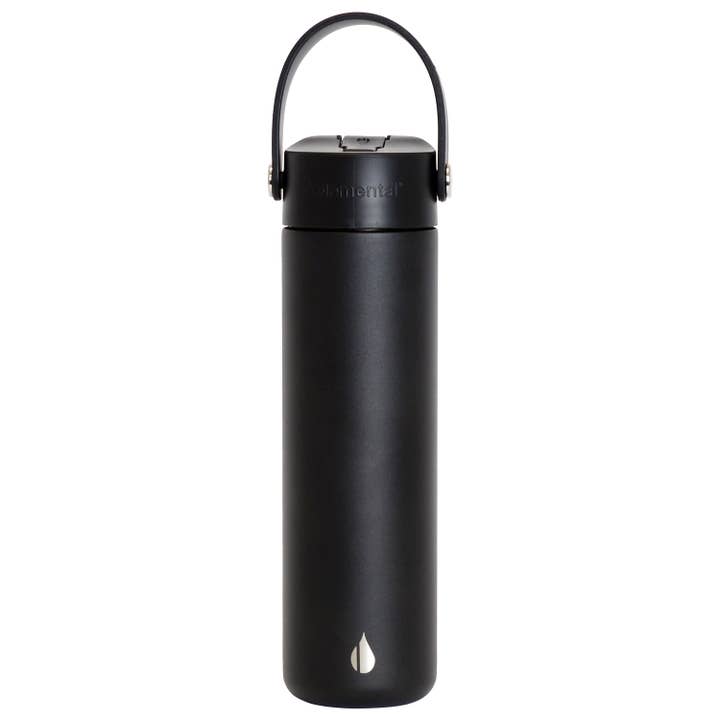 Elemental - Wholesale Water Bottle - Core Insulated Leakproof Bottle w/Handle 24oz - Black
3