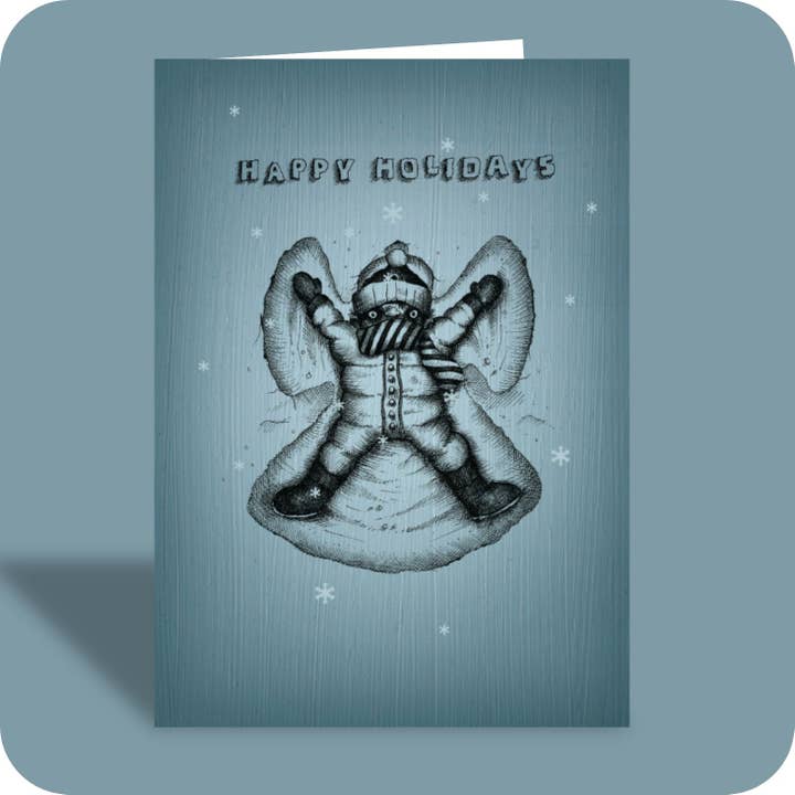 #060 – Grappige Feestdagenkaart – Lokale Liefdadigheidsinstelling voor wholesale door Bald Guy Greetings