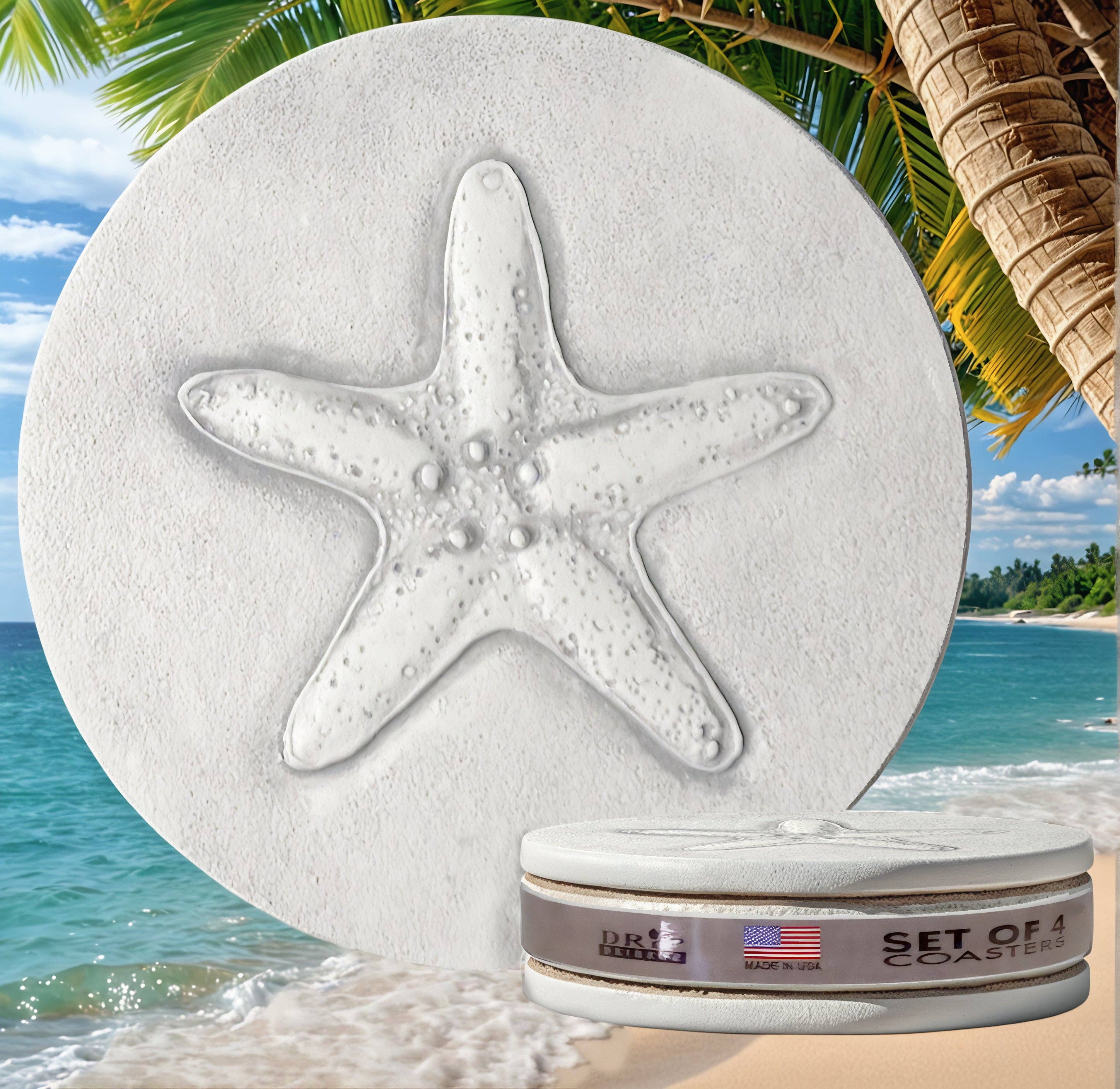 McCarter Coasters - Wholesale Coasters - Starfish Drink Coasters1