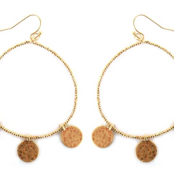 Orecchini - Gld Perline Cerchio W 3 Circl per la vendita all'ingrosso da parte di Flirt Jewelry