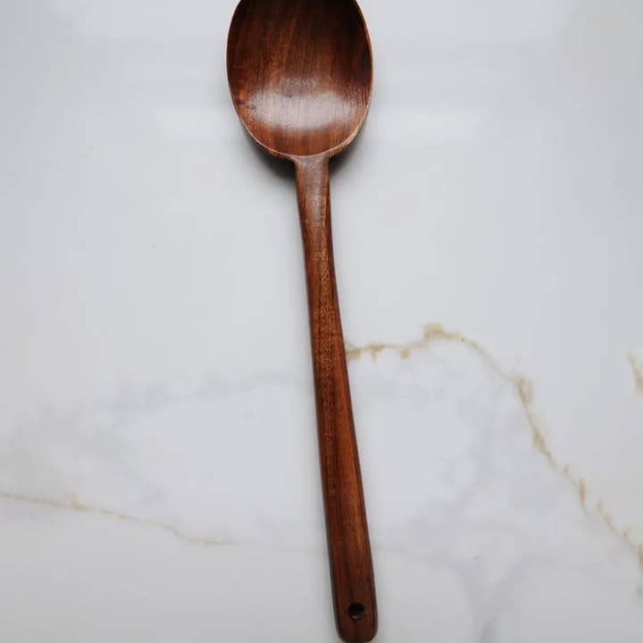 Fodory - Wholesale Kitchen Spoon - Teak Wood Long Handle Spoon1