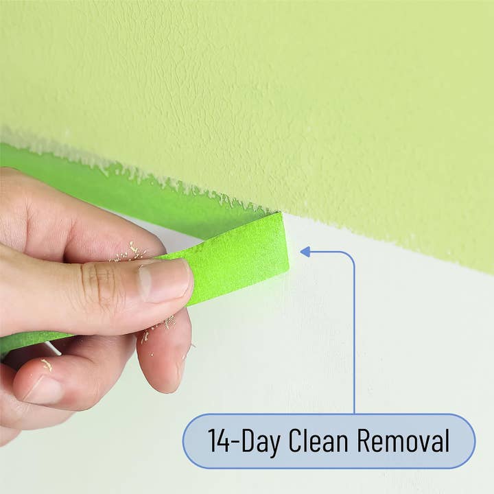 Bates Choice - Wholesale Tape - Bates- Painters Tape, 0.7-Inch, 54 Yards/Roll, 3 Pack, Green2