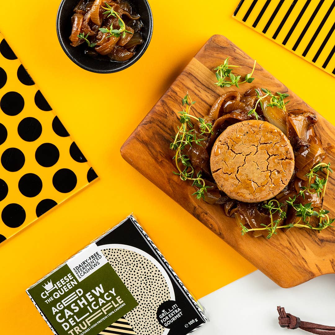 CHEESE THE QUEEN - Wholesale Cheese - Truffle /ethical/ 'Cheese the Queen' Aged Cashew Delicacy3