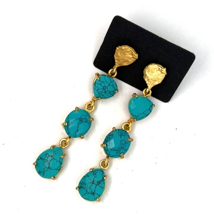 Brincos de Declaração Erin por atacado de Gemajesty Jewellery