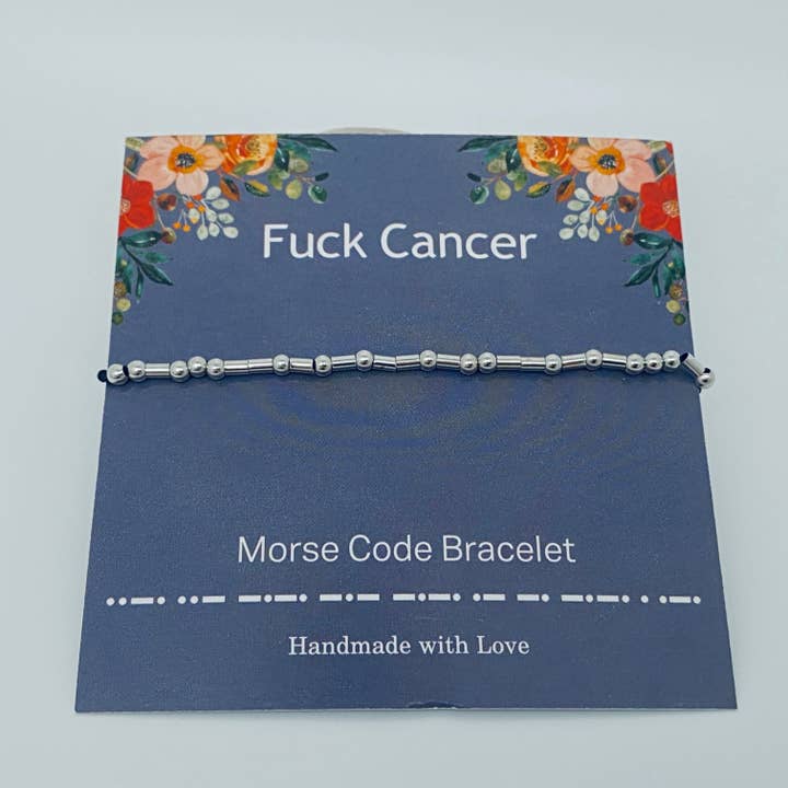 Mio Queena - Wholesale Beaded Bracelet - Fuck Off Morse Code Bracelets